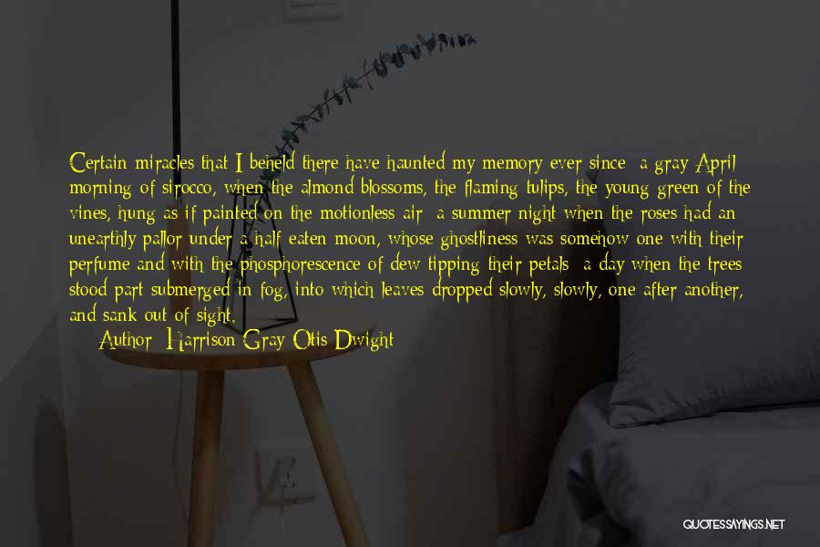 Harrison Gray Otis Dwight Quotes: Certain Miracles That I Beheld There Have Haunted My Memory Ever Since: A Gray April Morning Of Sirocco, When The