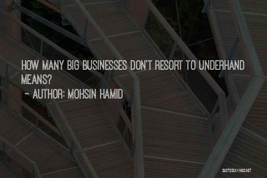Mohsin Hamid Quotes: How Many Big Businesses Don't Resort To Underhand Means?
