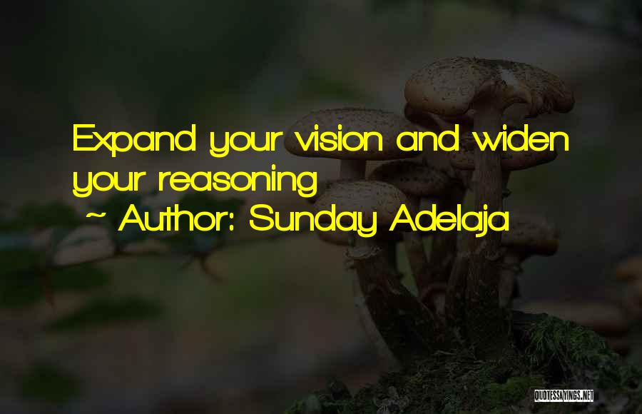 Sunday Adelaja Quotes: Expand Your Vision And Widen Your Reasoning