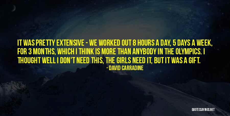 8 Days A Week Quotes By David Carradine