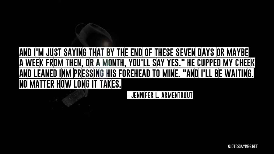 8 Days A Week Quotes By Jennifer L. Armentrout