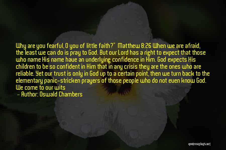 8 O'clock Quotes By Oswald Chambers