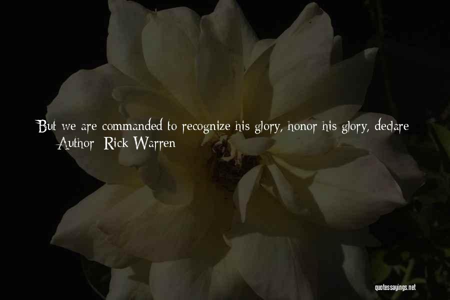 8 O'clock Quotes By Rick Warren