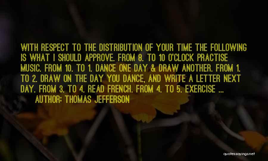 8 O'clock Quotes By Thomas Jefferson