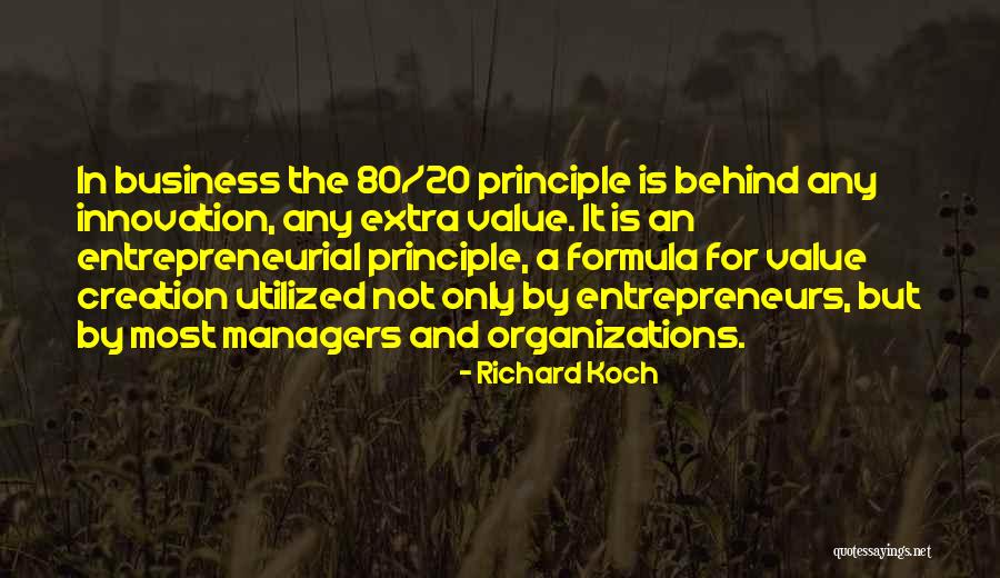 80 20 Principle Quotes By Richard Koch