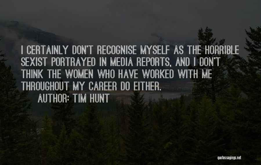 Tim Hunt Quotes: I Certainly Don't Recognise Myself As The Horrible Sexist Portrayed In Media Reports, And I Don't Think The Women Who