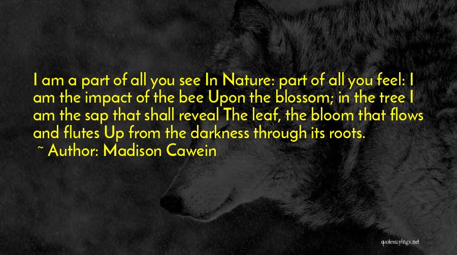 Madison Cawein Quotes: I Am A Part Of All You See In Nature: Part Of All You Feel: I Am The Impact Of