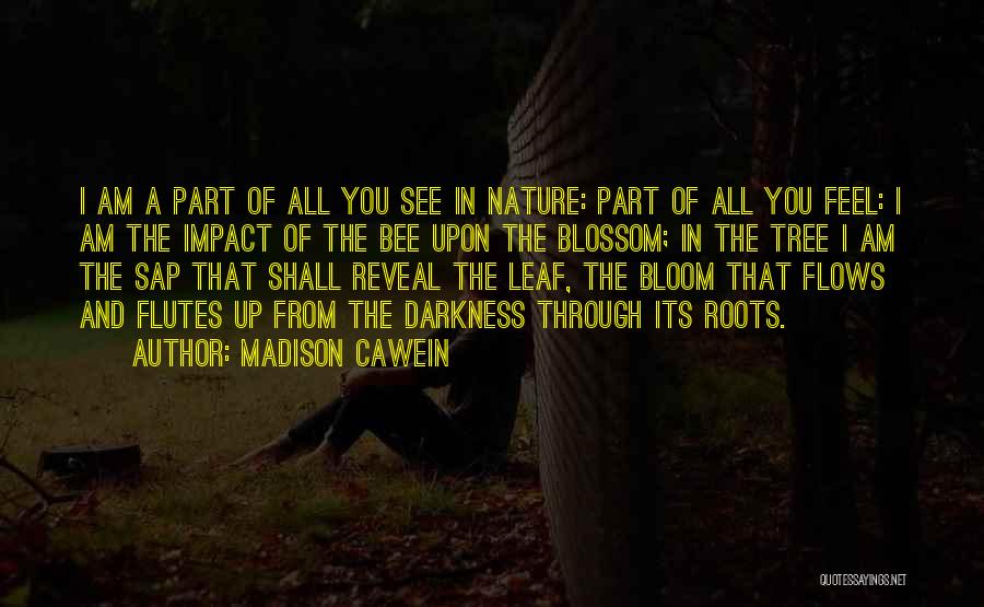 Madison Cawein Quotes: I Am A Part Of All You See In Nature: Part Of All You Feel: I Am The Impact Of