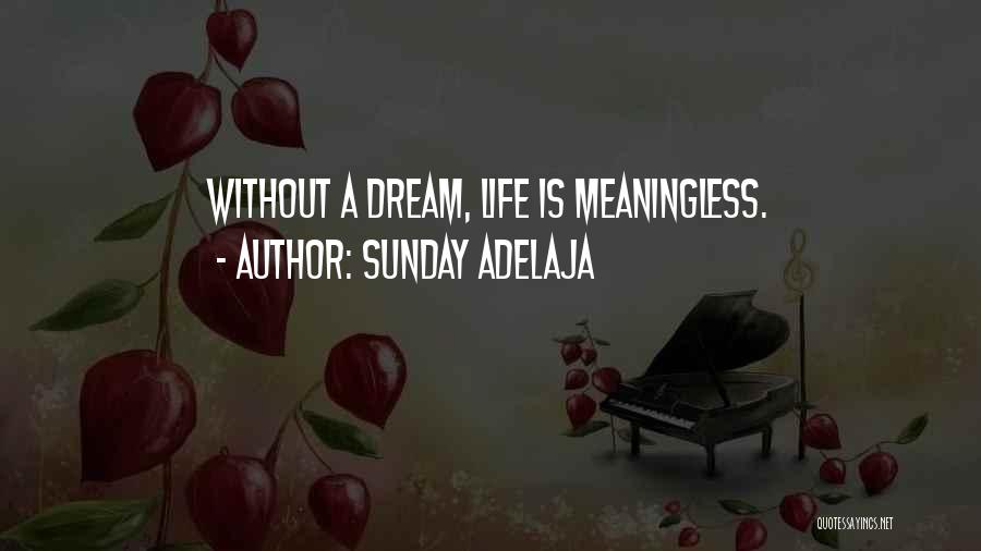 Sunday Adelaja Quotes: Without A Dream, Life Is Meaningless.