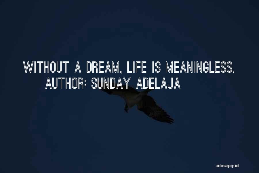 Sunday Adelaja Quotes: Without A Dream, Life Is Meaningless.
