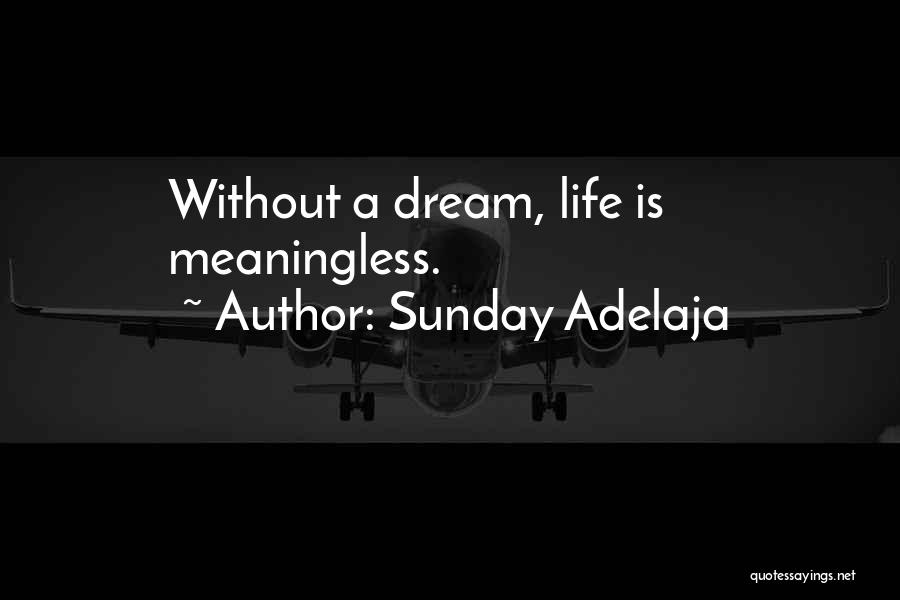 Sunday Adelaja Quotes: Without A Dream, Life Is Meaningless.