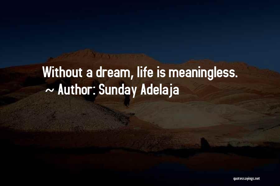 Sunday Adelaja Quotes: Without A Dream, Life Is Meaningless.