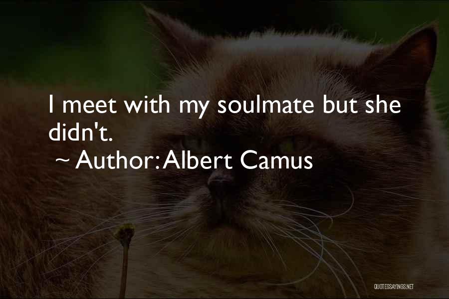 Albert Camus Quotes: I Meet With My Soulmate But She Didn't.