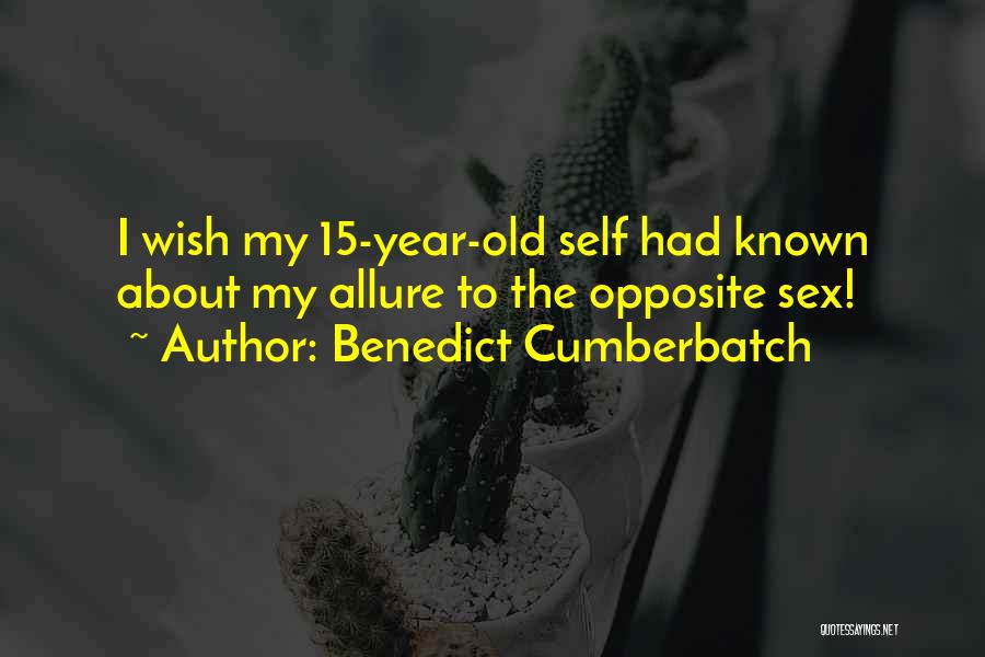 Benedict Cumberbatch Quotes: I Wish My 15-year-old Self Had Known About My Allure To The Opposite Sex!
