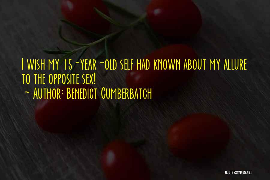 Benedict Cumberbatch Quotes: I Wish My 15-year-old Self Had Known About My Allure To The Opposite Sex!