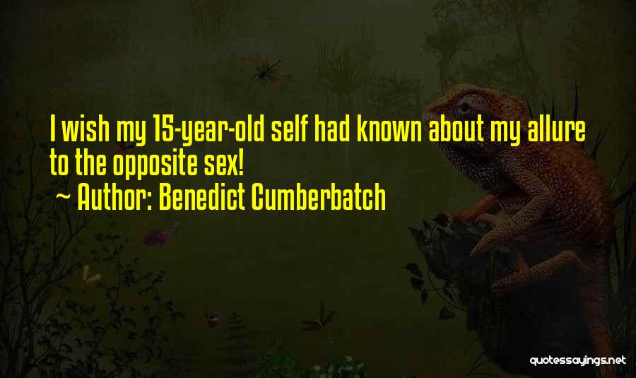 Benedict Cumberbatch Quotes: I Wish My 15-year-old Self Had Known About My Allure To The Opposite Sex!