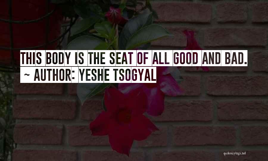 Yeshe Tsogyal Quotes: This Body Is The Seat Of All Good And Bad.