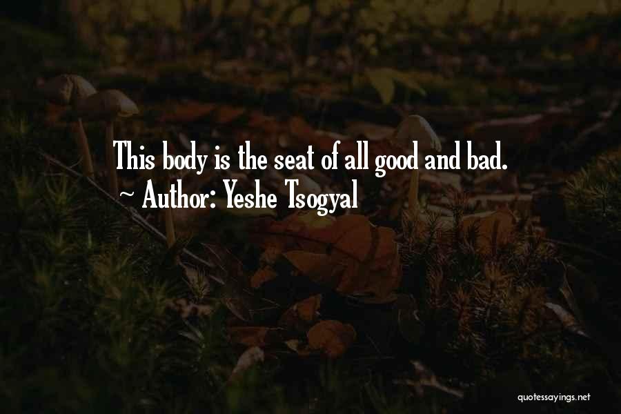Yeshe Tsogyal Quotes: This Body Is The Seat Of All Good And Bad.