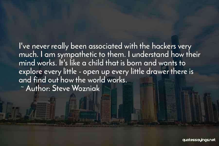 Steve Wozniak Quotes: I've Never Really Been Associated With The Hackers Very Much. I Am Sympathetic To Them. I Understand How Their Mind