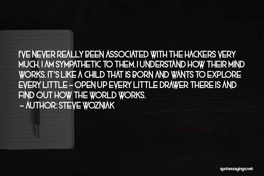 Steve Wozniak Quotes: I've Never Really Been Associated With The Hackers Very Much. I Am Sympathetic To Them. I Understand How Their Mind