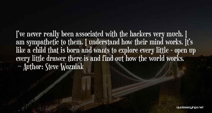 Steve Wozniak Quotes: I've Never Really Been Associated With The Hackers Very Much. I Am Sympathetic To Them. I Understand How Their Mind