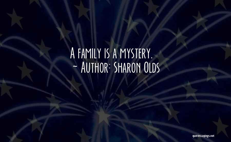 Sharon Olds Quotes: A Family Is A Mystery.