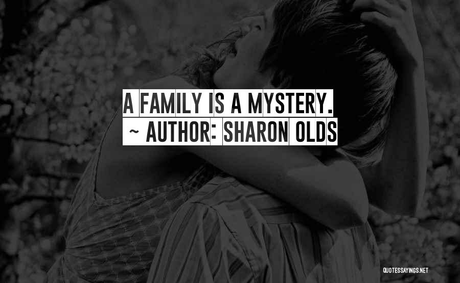 Sharon Olds Quotes: A Family Is A Mystery.