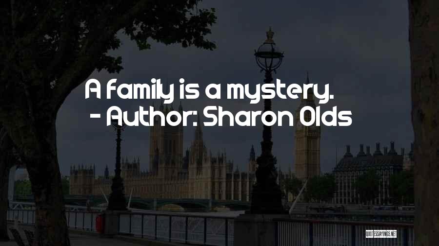 Sharon Olds Quotes: A Family Is A Mystery.