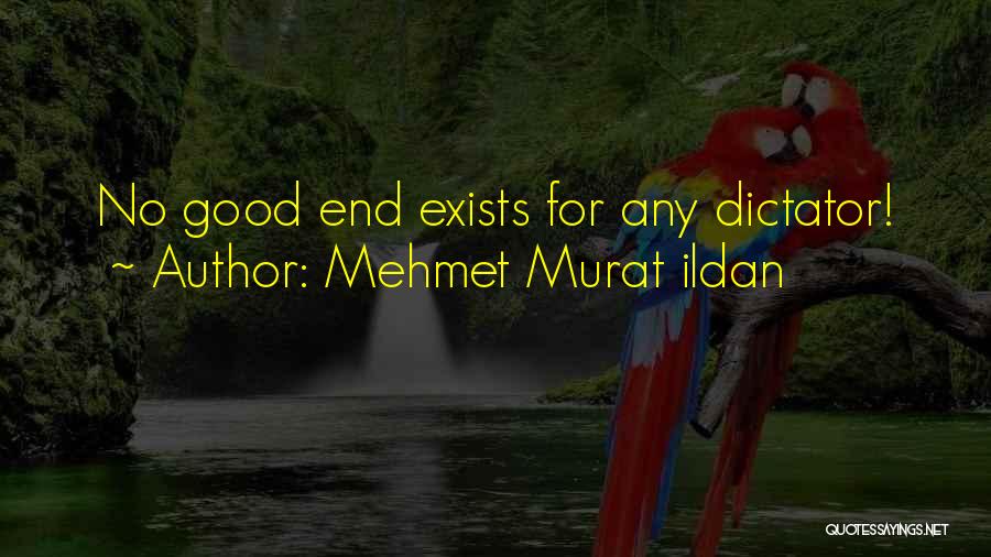 Mehmet Murat Ildan Quotes: No Good End Exists For Any Dictator!