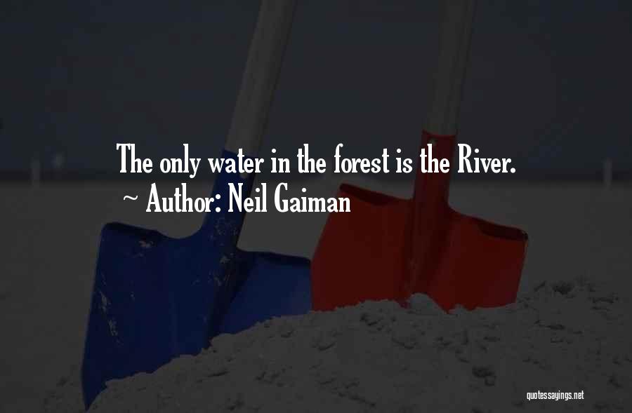 Neil Gaiman Quotes: The Only Water In The Forest Is The River.