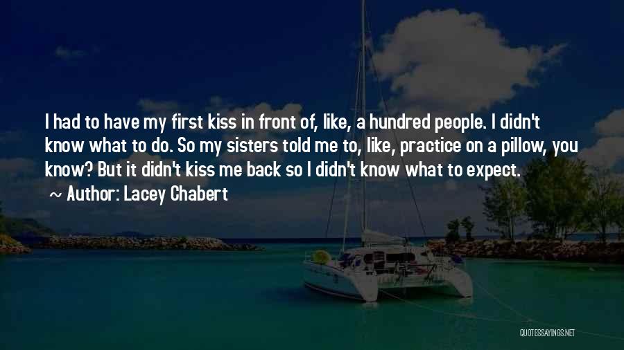 Lacey Chabert Quotes: I Had To Have My First Kiss In Front Of, Like, A Hundred People. I Didn't Know What To Do.