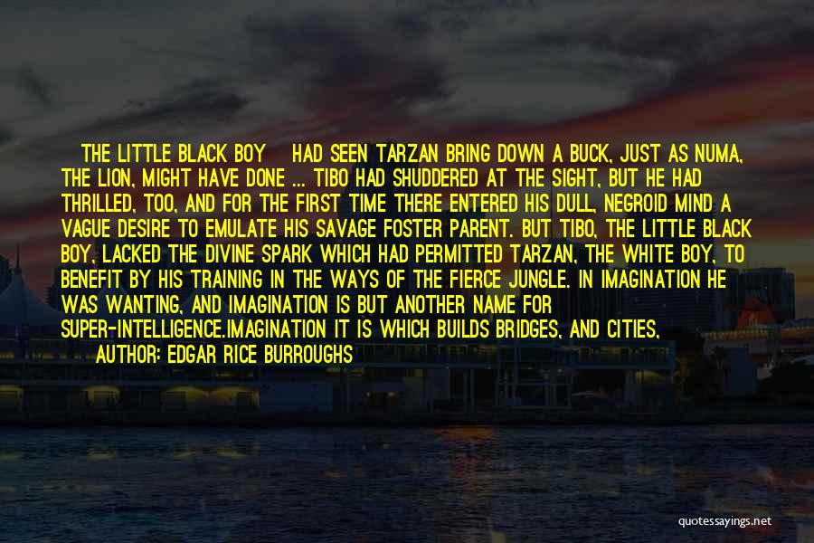 Edgar Rice Burroughs Quotes: [the Little Black Boy] Had Seen Tarzan Bring Down A Buck, Just As Numa, The Lion, Might Have Done ...