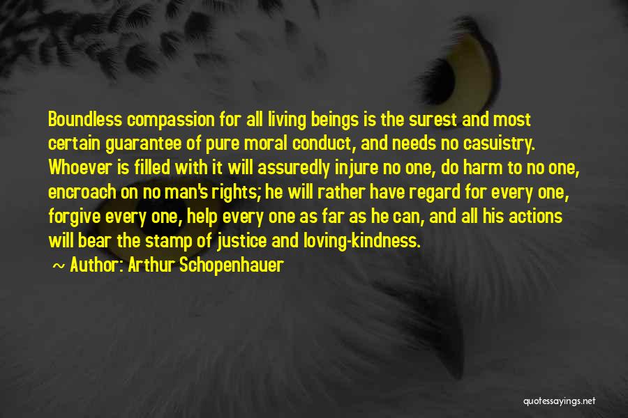 Arthur Schopenhauer Quotes: Boundless Compassion For All Living Beings Is The Surest And Most Certain Guarantee Of Pure Moral Conduct, And Needs No