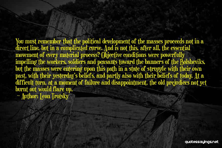 Leon Trotsky Quotes: You Must Remember That The Political Development Of The Masses Proceeds Not In A Direct Line, But In A Complicated