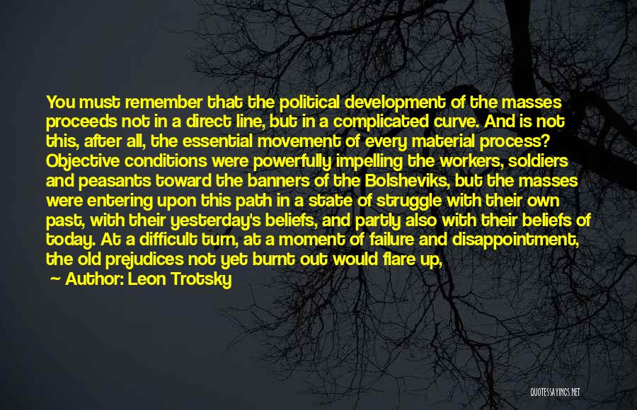 Leon Trotsky Quotes: You Must Remember That The Political Development Of The Masses Proceeds Not In A Direct Line, But In A Complicated