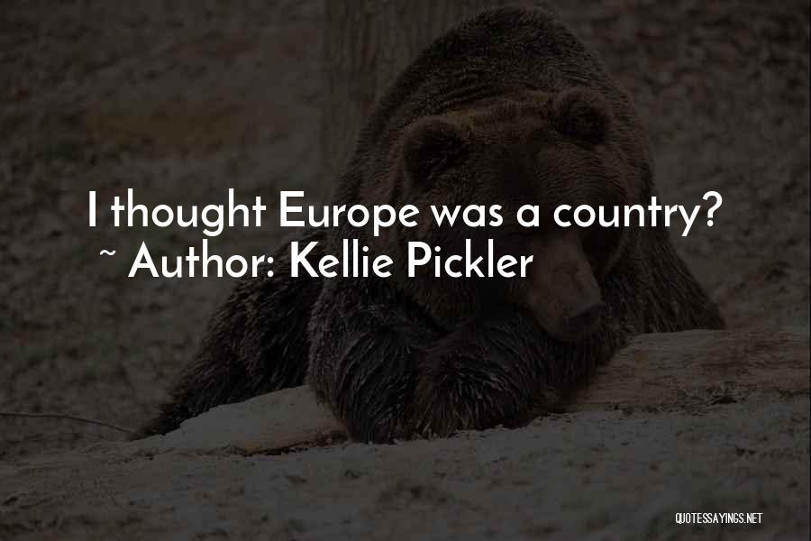 Kellie Pickler Quotes: I Thought Europe Was A Country?