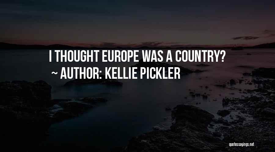 Kellie Pickler Quotes: I Thought Europe Was A Country?