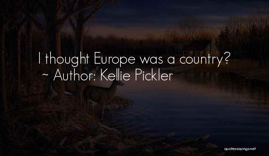 Kellie Pickler Quotes: I Thought Europe Was A Country?