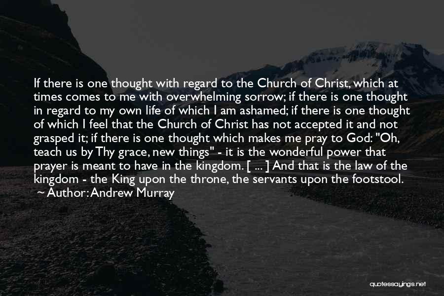 Andrew Murray Quotes: If There Is One Thought With Regard To The Church Of Christ, Which At Times Comes To Me With Overwhelming