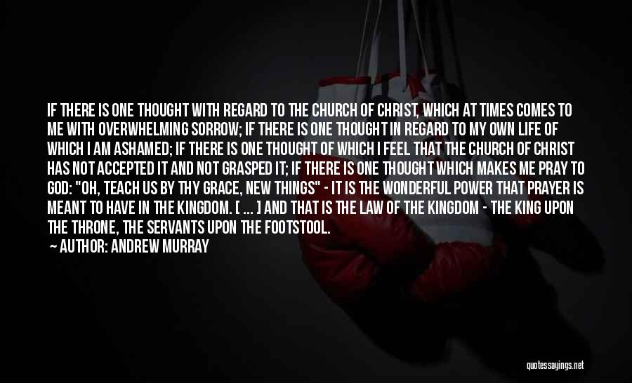 Andrew Murray Quotes: If There Is One Thought With Regard To The Church Of Christ, Which At Times Comes To Me With Overwhelming