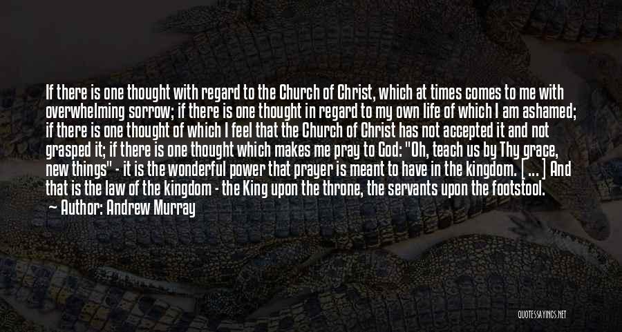 Andrew Murray Quotes: If There Is One Thought With Regard To The Church Of Christ, Which At Times Comes To Me With Overwhelming
