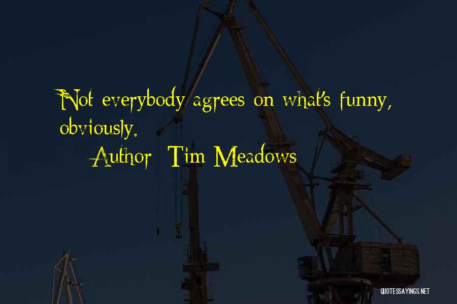 Tim Meadows Quotes: Not Everybody Agrees On What's Funny, Obviously.