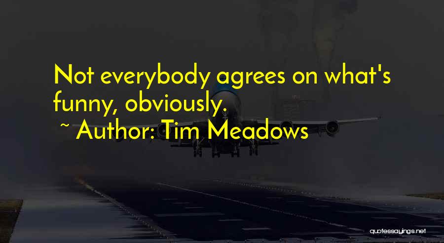 Tim Meadows Quotes: Not Everybody Agrees On What's Funny, Obviously.