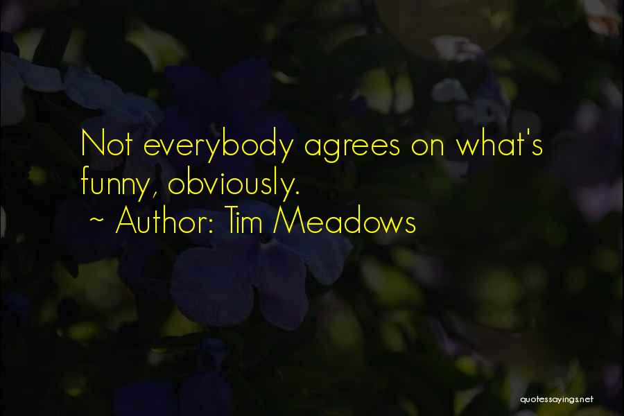 Tim Meadows Quotes: Not Everybody Agrees On What's Funny, Obviously.