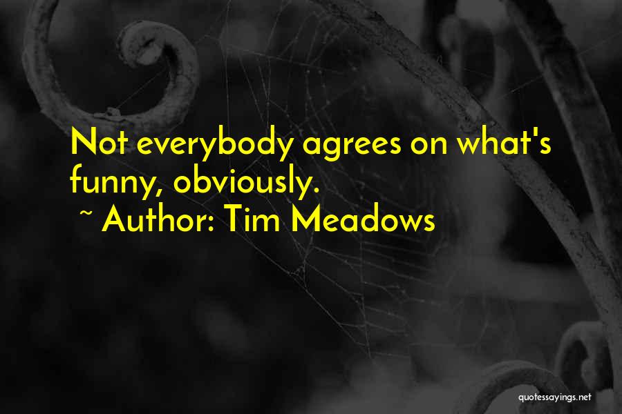 Tim Meadows Quotes: Not Everybody Agrees On What's Funny, Obviously.
