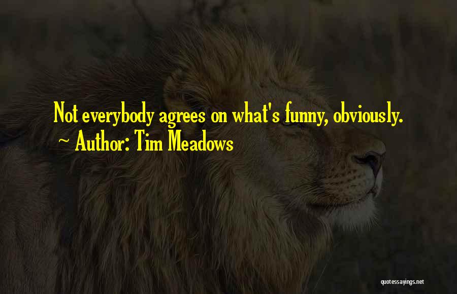 Tim Meadows Quotes: Not Everybody Agrees On What's Funny, Obviously.