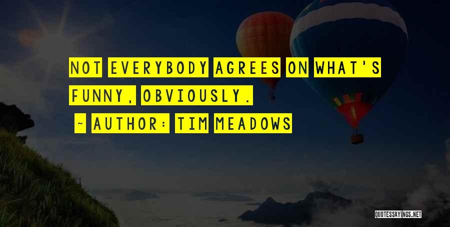 Tim Meadows Quotes: Not Everybody Agrees On What's Funny, Obviously.