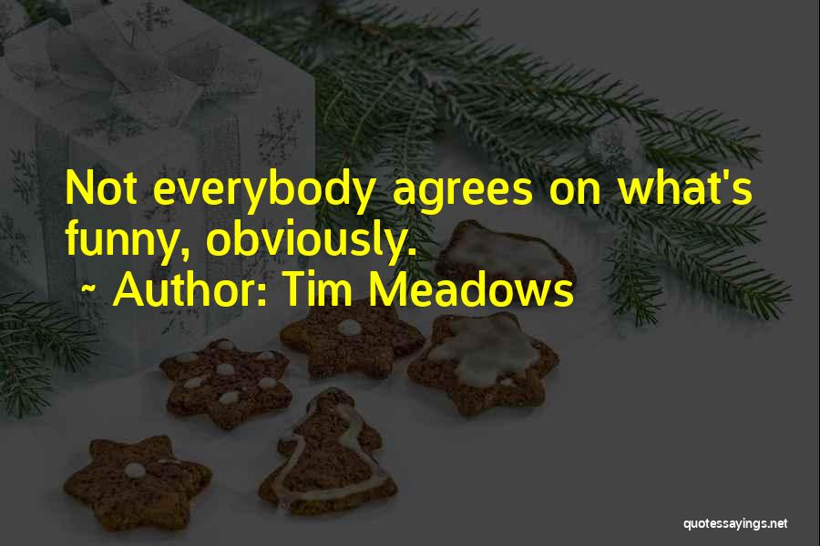 Tim Meadows Quotes: Not Everybody Agrees On What's Funny, Obviously.