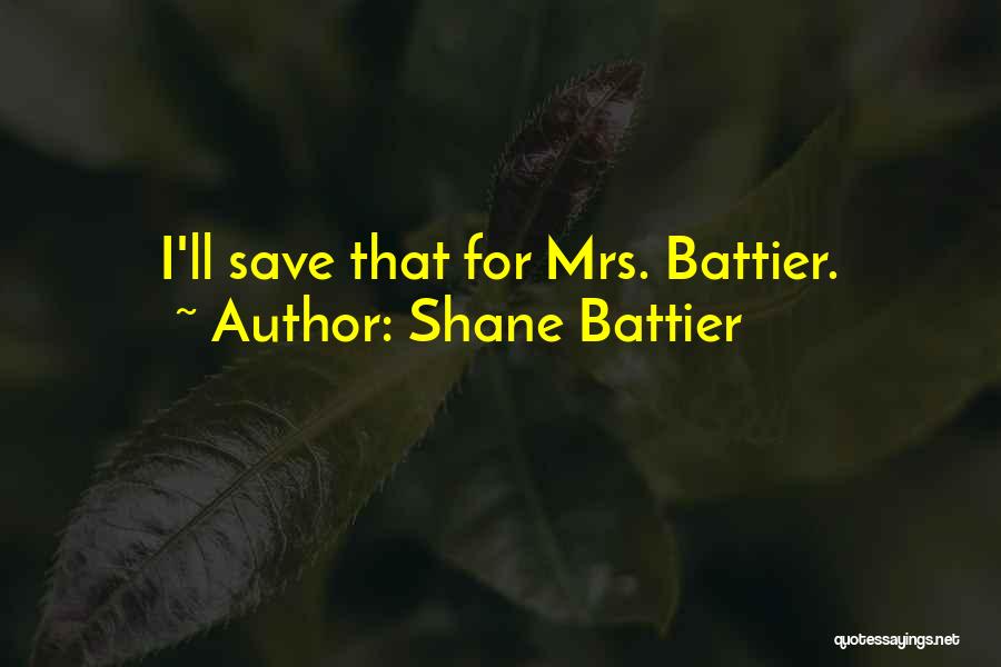 Shane Battier Quotes: I'll Save That For Mrs. Battier.