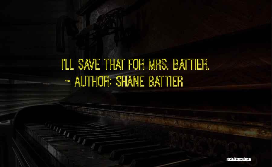 Shane Battier Quotes: I'll Save That For Mrs. Battier.